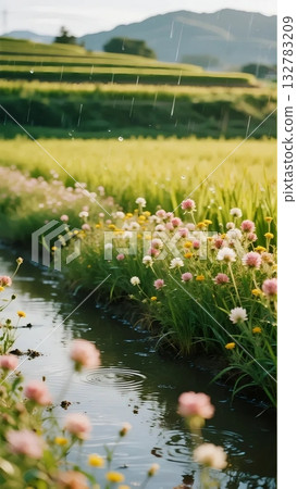 Spring Scenes of the 24 Solar Terms ⑥ Grain Rain 132783209