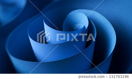 Abstract blue geometric patterns and curves Clean futuristic design Abstract blue geometric patterns and curves Clean futuristic design 132783296