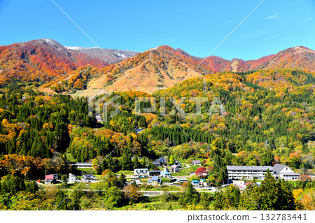 View of the Hakuba Cortina Ski Resort area (Otari Village, Nagano Prefecture) [November 2025] 132783441