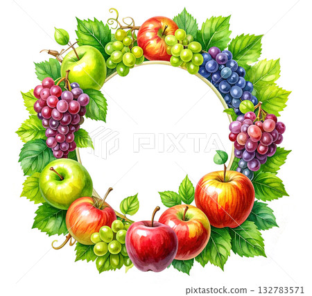 美麗的水果架 132783571