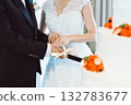 婚禮招待會切蛋糕 132783677