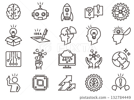 Idea & Thinking Icons 01 Idea & Thinking Icons 132784449