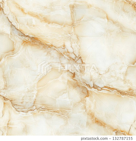seamless cream marble texture with light brown veining 132787155