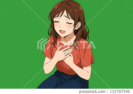 Elderly man stretching 132787546