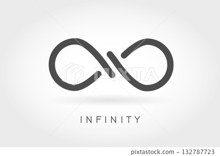 Limitless icon. Abstract simple mathematical sign Isolated on White Background. Infinity symbol Limitless icon. Abstract simple mathematical sign Isolated on White Background. Infinity symbol 132787723