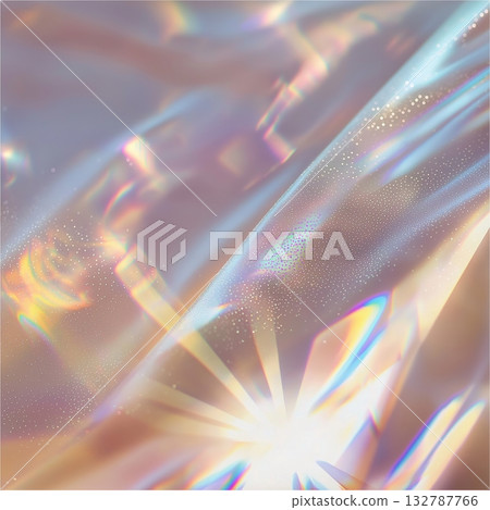 Ethereal iridescent light refraction and soft holographic patterns Ethereal iridescent light refraction and soft holographic patterns 132787766