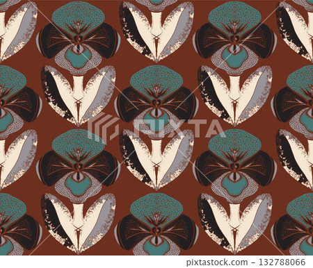 seamless pattern with doodle butterflies seamless pattern with doodle butterflies 132788066