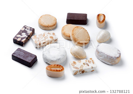 Traditional Spanish Christmas sweets assortment 132788121