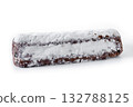 Traditional Christmas Stollen with Raisins and Powdered Sugar 132788125