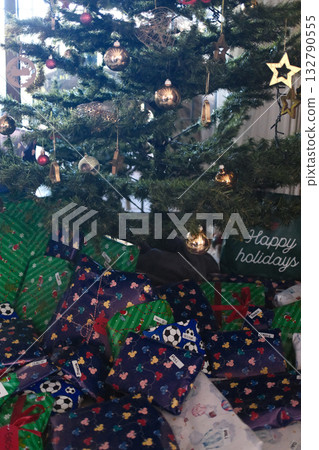 christmas objects decoration for a family traditional celebration 132790555