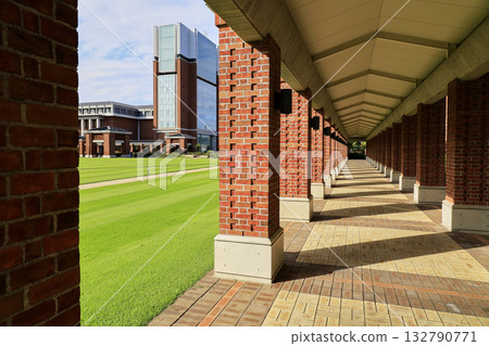 Red Brick Warehouse Corridor Red Brick Warehouse Corridor 132790771