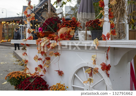 gazebo on wheels, agricultural exhibition, Thanksgiving, Harvest Day 132791662
