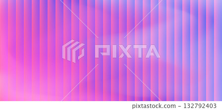 Abstract ribbed glass pattern violet and pink mesh gradient background. Bright lilac, purple and rose colors ripple effect digital watercolor for modern sunset sky design, business banner, cover 132792403