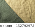 Yellow and green color Linen fabric texuture 132792978