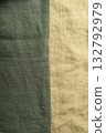 Yellow and green color Linen fabric texuture 132792979