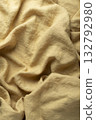 Yellow color Linen fabric texuture 132792980