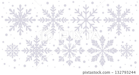 Vector collectiion of various snowflakes isolated on white background Vector collectiion of various snowflakes isolated on white background 132793244
