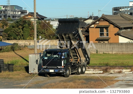 Dump truck image 132793860