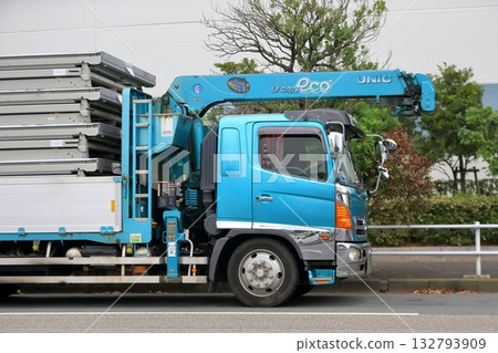 Truck with crane (Unique car) image 132793909