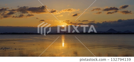 琵琶湖日出景色絕美 琵琶湖日出景色絕美 132794139
