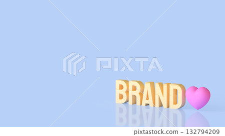 The Brand for Product or marketing concept 3d Rendering. 132794209