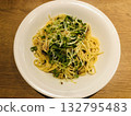 Pacific saury and daikon radish peperoncino pasta 132795483
