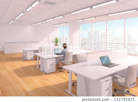 Woman working in the office 132795875