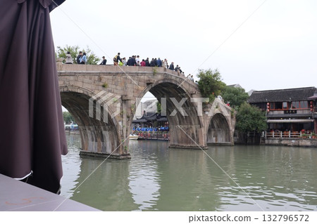 Zhujiajiao water town in Shanghai 132796572