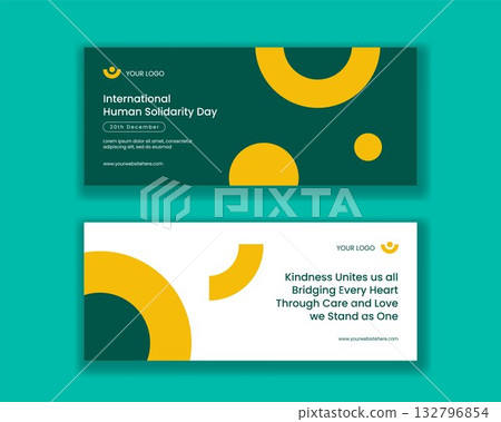 Flat Cartoon International Human Solidarity Day Stories Background Hand Drawn Template Flat Cartoon International Human Solidarity Day Stories Background Hand Drawn Template 132796854