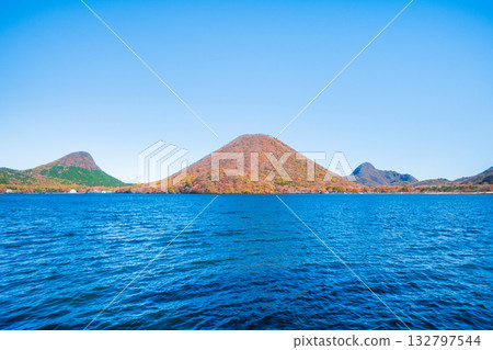 Mount Haruna, Lake Haruna, Mount Eboshigatake, Mount Haruna Fuji, Mount Haruna Asahidake (Autumn) 132797544