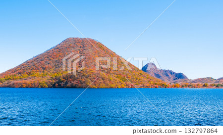 Mount Haruna, Lake Haruna, Mount Haruna Fuji, Mount Haruna Asahidake (Autumn) 132797864