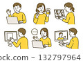 Remote work employee Remote work employee 132797964
