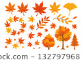 Autumn leaves frame set Autumn leaves frame set 132797968