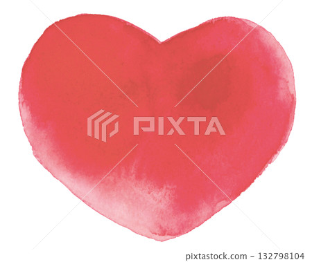 透明水彩心 透明水彩心 132798104