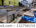 The foundation of a house under construction The foundation of a house under construction 132798158