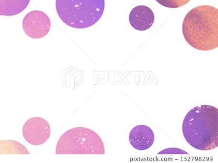 Watercolor frame with colorful polka dots Watercolor frame with colorful polka dots 132798299