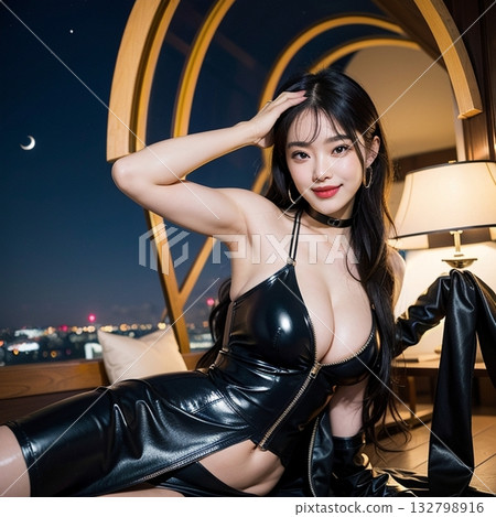 Costumes, sexy parties and smiles 132798916