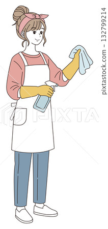 Woman 01 to clean 132799214