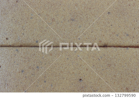 The browned top of the castella cake 132799590