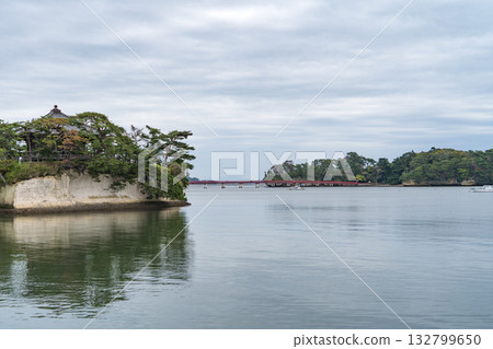 View of Matsushima from Matsushima Coast in Matsushima Town, Miyagi Prefecture View of Matsushima from Matsushima Coast in Matsushima Town, Miyagi Prefecture 132799650