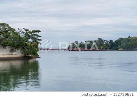 View of Matsushima from Matsushima Coast in Matsushima Town, Miyagi Prefecture 132799651