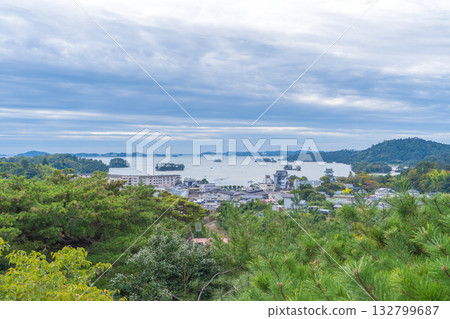 Matsushima scenery, one of the three most scenic spots in Japan 132799687