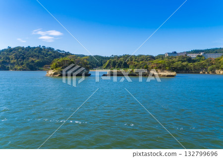 松島雙島,日本三大風景名勝之一 松島雙島,日本三大風景名勝之一 132799696