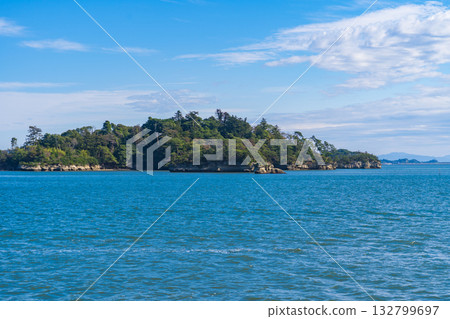 松島景色，日本三大名勝之一 132799697