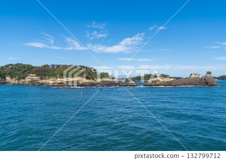 松島縣桂島的景色，是日本三大名勝之一。 132799712