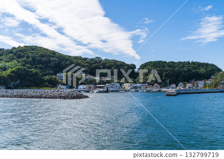 松島石濱漁港景色，日本三景之一 132799719