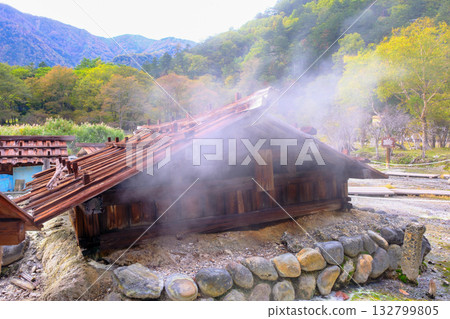 Autumn leaves and source Autumn leaves and source 132799805