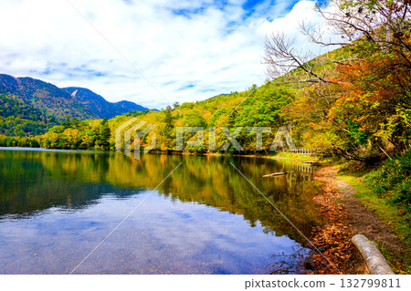 Lake Yunoko in early autumn 2 Lake Yunoko in early autumn 2 132799811