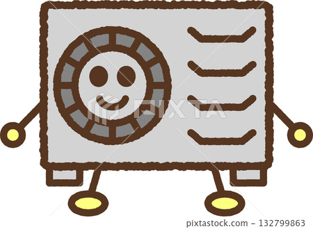 人物風格單圖示插圖：戶外單元 132799863