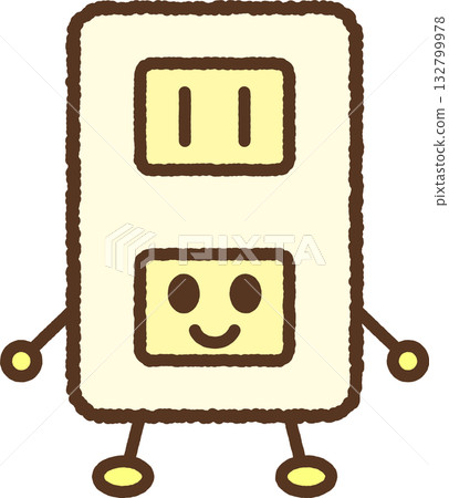 人物風格單圖示插圖：Outlet 132799978